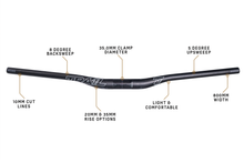 Load image into Gallery viewer, The Crockett Carbon Handlebar