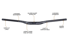 Load image into Gallery viewer, The Crockett Carbon Handlebar
