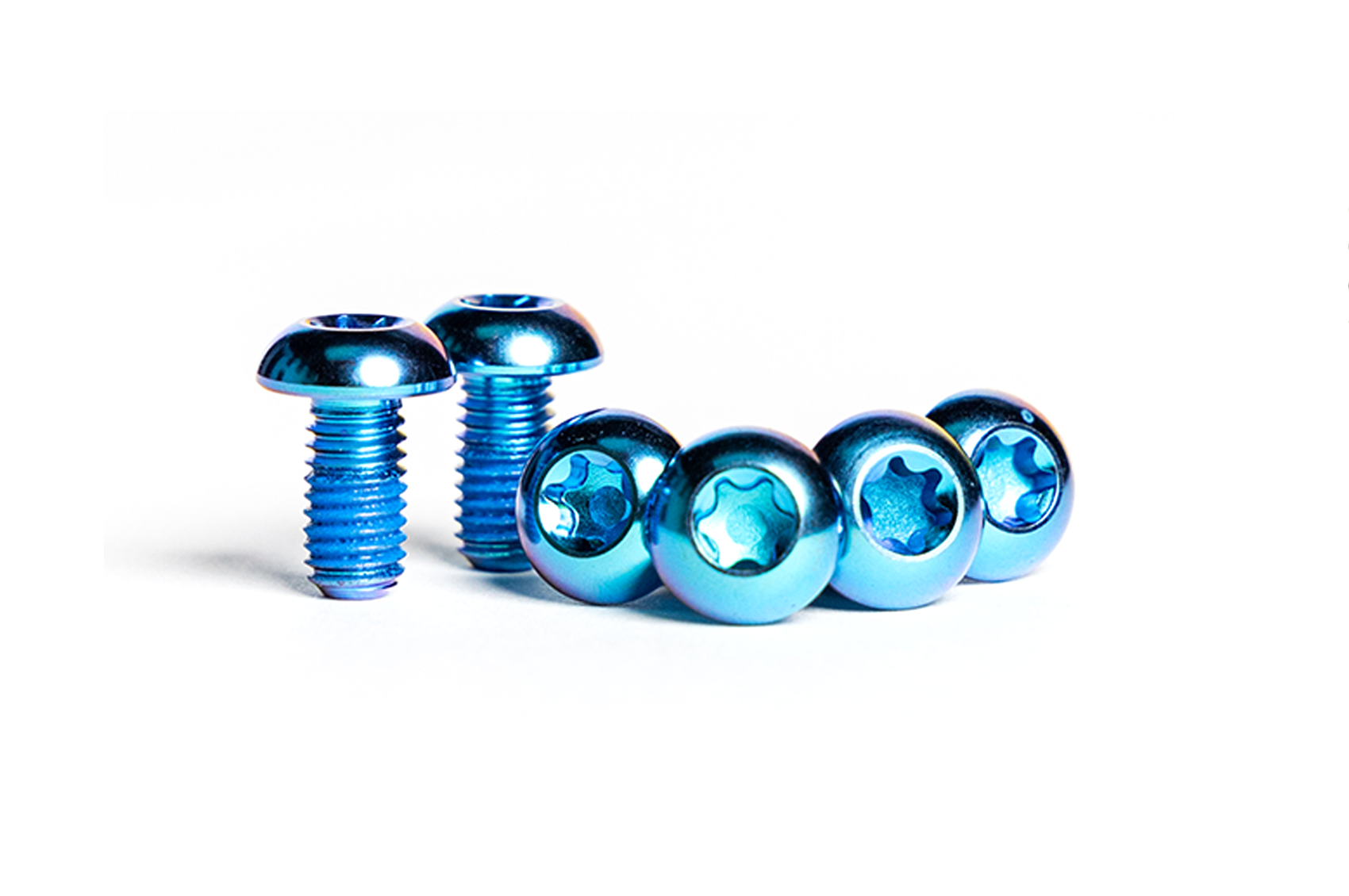 Blue Bolts Rotor The Titanium Rotor Bolts Upgrade Kit -12 Bolts – Trail One Components